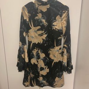 Mini floral dress